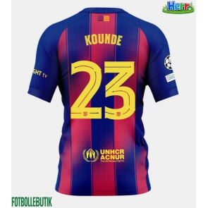 Barcelona Jules Kounde #23 Hemmatröja 2025-26 Kortärmad